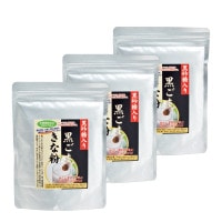 黒ごまきな粉 300g×3袋 食品 黒ごま きな粉 黒糖 食物繊維豊富 牛乳に混ぜるだけ