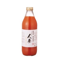 プレミアム人参ジュース 1L×1本 ドリンク 飲料 瓶 人参ジュース 新潟県津南高原産 完熟 にんじん