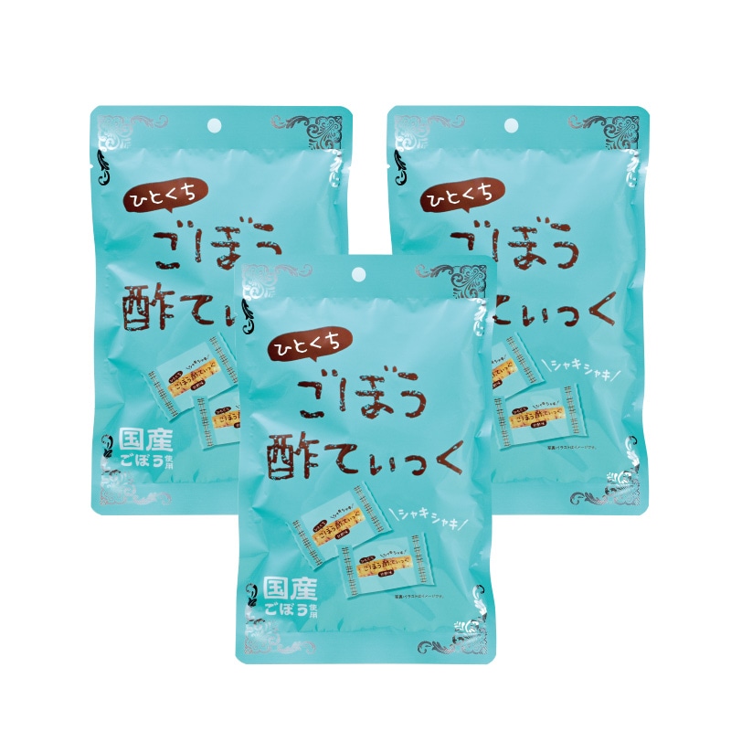 ごぼう酢てぃっく 28g×3袋 ごぼう酢漬け 個包装 国産 ごぼう 甘酢