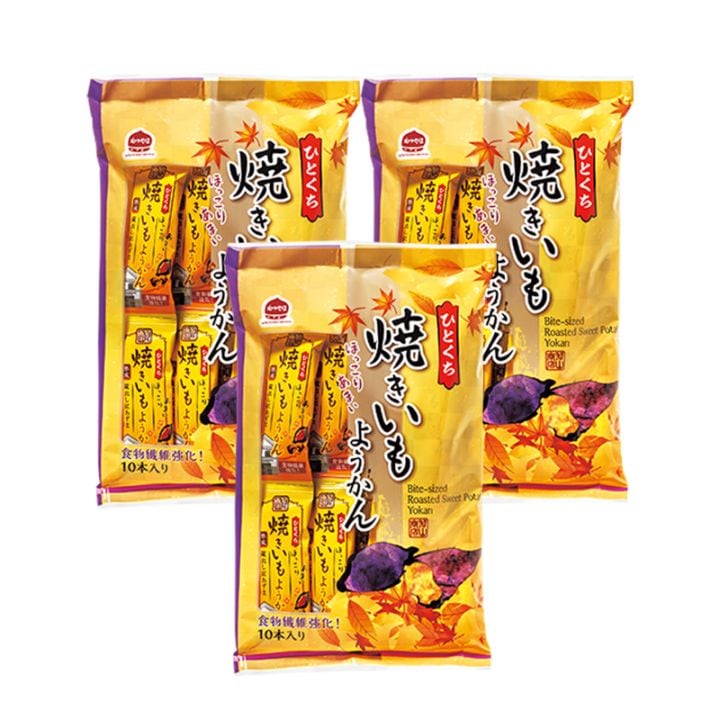 ひとくち焼きいもようかん 150g(15g×10本)×3袋 羊羹 ようかん  個包装 国産  紅あずま