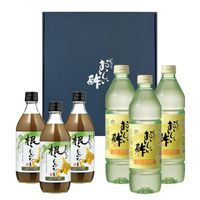 だしCセット おいしい酢 955ml×3本 おいしい根こんぶだし 500ml×3本 酢 お酢 調味料 ギフト箱6本セット ギフト ギフトセット 贈り物 お中元 お歳暮  