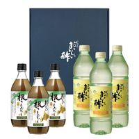 WEB限定ギフト-だしCセット おいしい酢 955ml×3本 おいしい根こんぶだし 500ml×3本 酢 お酢 調味料 ギフト箱6本セット ギフト ギフトセット 贈り物 お中元 お歳暮 