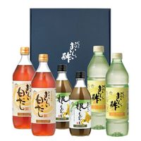 だしEセット おいしい酢 955ml×2本 おいしい白だし 900ml×2本 おいしい根こんぶだし 500ml×2本 酢 お酢 調味料 だし ギフト箱6本セット ギフト ギフトセット 贈り物 お中元 お歳暮