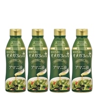 アマニ油 300g×4本 調味料 アマニ油セット 食用油 亜麻仁油 フラックスシードオイル かけるオイル ドレッシング 秋のサンキューセールキャンペーン 約28%OFF!