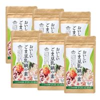 おいしいごま豆乳鍋の素 140g(35g×4袋) ×6袋 調味料 鍋つゆ