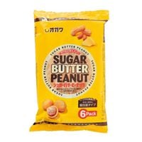 シュガーバターピーナッツ（18g×6袋入）×1袋 お菓子 個包装