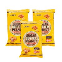 シュガーバターピーナッツ（18g×6袋入）×3袋 お菓子 個包装