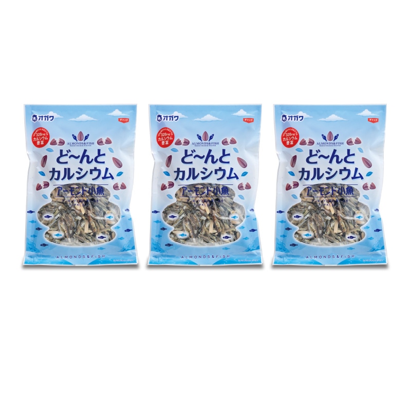 25周年 カルシウムセット どーんとカルシウム 300g×3袋 お菓子 菓子  アーモンド 小魚 煮干し 煮干魚類 お茶請け おつまみ 2500円得セール 約33%OFF