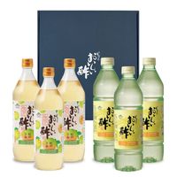 WEB限定ギフト-お酢Bセット おいしい酢 955ml×3本 おいしい酢紀州うめ 900ml×3本 酢 お酢 調味料 ギフト ギフトセット ギフト箱6本セット 季節限定 贈り物 お歳暮 飲む酢 飲むお酢 ビネガー ドリンク 健康 送料無料