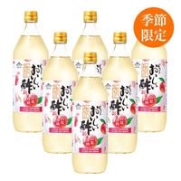 おいしい酢 山梨白桃 900ml×6本 酢 お酢 調味料 季節限定 飲む酢 飲むお酢 ビネガー ドリンク ジュース 健康 山梨県産 桃 もも