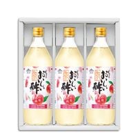 ギフトセット おいしい酢山梨白桃 900ml×3本 酢 お酢 調味料 ギフト 季節限定 贈り物 お中元 飲む酢 飲むお酢