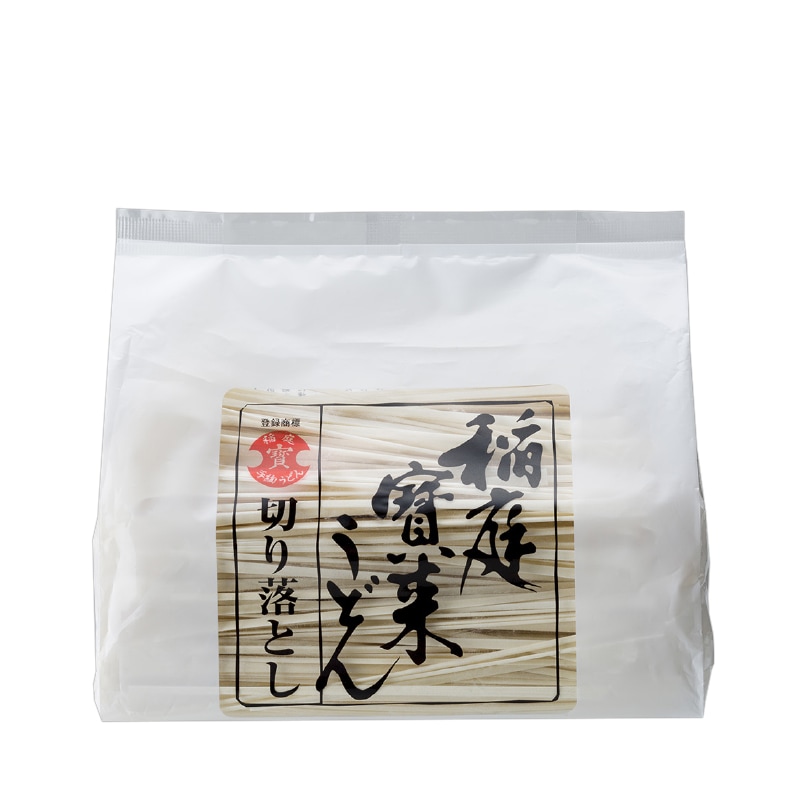 【メルマガ・LINE限定 約10%OFF】　稲庭宝来うどん 切り落とし 400g×1袋 食品 乾麺 麺類 うどん 稲庭うどん