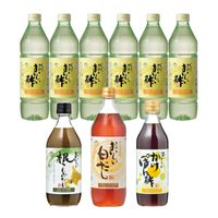【WEB限定】おいしい酢6本 人気だし・調味料セット おいしい酢 955ml×6本 おいしい根こんぶだし 500ml×1本 おいしい白だし 900ml×1本 おいしいかけぽん酢 360ml×1本 計9本 送料無料 酢 ぽん酢 調味料 だし 