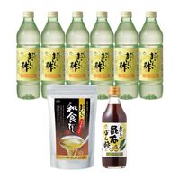 【WEB限定】おいしい酢6本 鍋・おでん調味料セット おいしい酢 955ml×6本 おいしい和食だし 240g(8g×30パック)×1袋 おいしい昆布ぽん酢 360ml×1本  計8点 送料無料 酢 ぽん酢 調味料 だし 