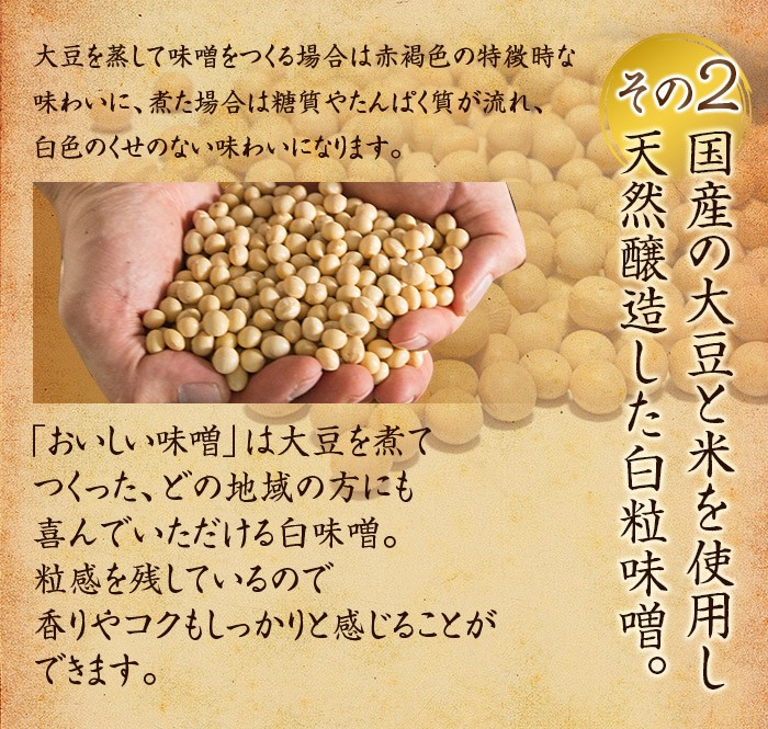 おいしい味噌 ( 信州味噌 ) 750g×1カップ 調味料 味噌 国産大豆 生味噌 米味噌