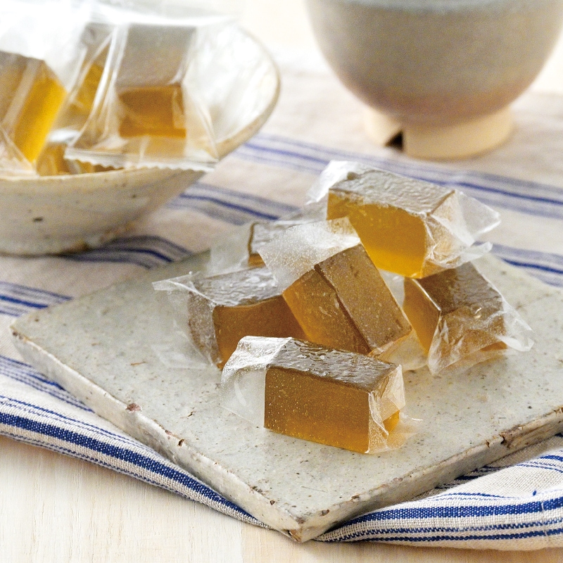 根昆布寒天ゼリー 210g×1袋 お菓子 菓子 根こんぶ 寒天 黒糖 個包装