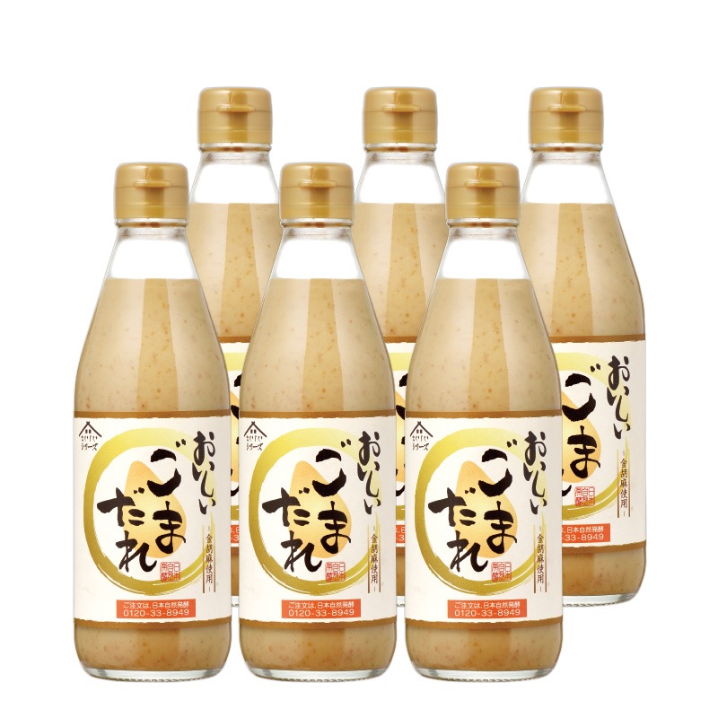 おいしいごまだれ 360g×6本 調味料 ごまだれ ごまドレッシング 金ごま 胡麻