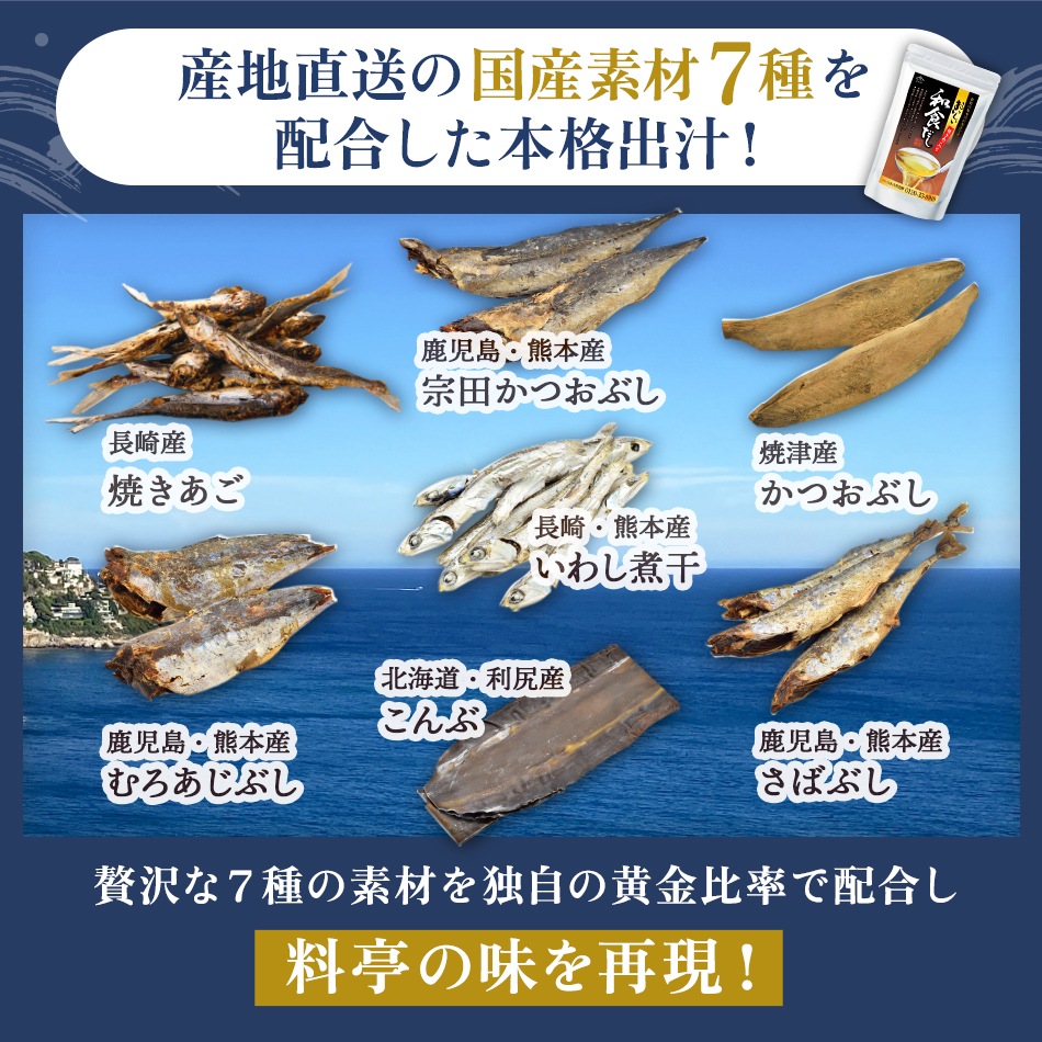 おいしい和食だし活用セット-1 おいしい和食だし 240g（8g×30パック）×2袋 レシピブック付き 1セット 調味料 だし 和食だし 出汁 粉末 だしパック だしの素 増量 リニューアル