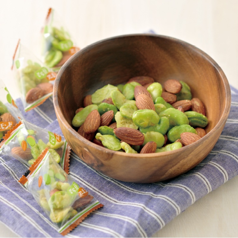 そら豆とアーモンド 50g×1袋 お菓子 菓子 個包装 そら豆 アーモンド お茶請け