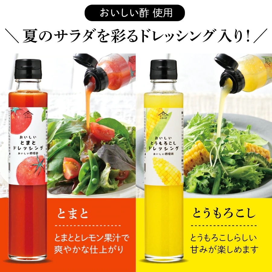 夏のドレッシングBセット2026 おいしい酢 955ml×1本 おいしい酢山梨