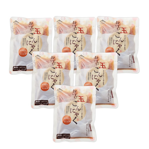 おいしい玉こんにゃく 260g×6袋 食品 惣菜 味付き 玉こんにゃく お弁当 おつまみ