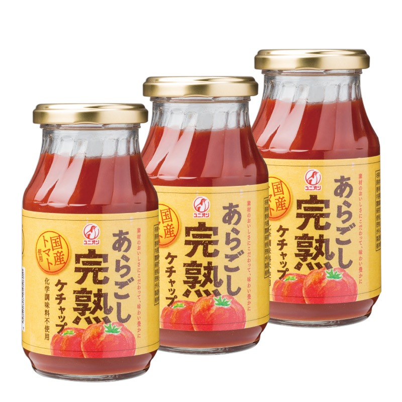 あらごし完熟ケチャップ 300g×3本 調味料 ケチャップ 国産トマト