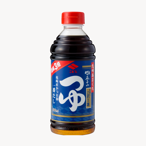 【終売】四季のつゆ 九州あまくちかつお濃縮3倍　500ml
