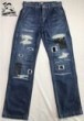 MOMOTARO JEANS 01-042 GTBヘリンボンデニム・エイジングスリムベイカーパンツ(AW3)