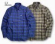 FRED PERRY M9640 BRUSHED OXFORD TARTAN SHIRT