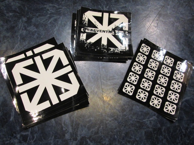 THE SEVENTH LETTER large sticker