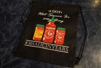 SRIRACHA HOT SAUCE sack bag