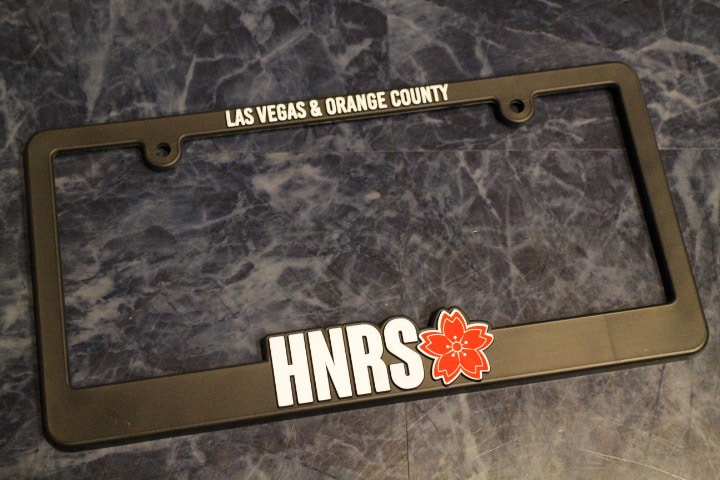 HNRS license plate frame