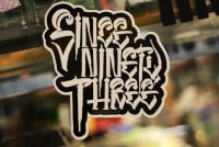 NICETY "SINCE NINETY THREE" vinyl sticker