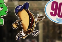 OSSANTHEHOOD vinyl sticker (f-yeah)