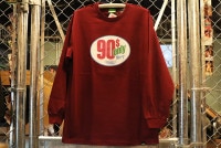 OSSANTHEHOOD longsleeve Tshirt (90s) / burgandy