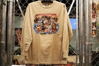 OSSANTHEHOOD longsleeve Tshirt (lucky gods) / sand