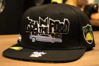 OSSANTHEHOOD snapback cap (car & tacos) / black
