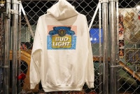 BUD LIGHT official pullover hoodie / white