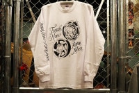 BENJIE ESCOBAR longsleeve Tshirt (rim) / white