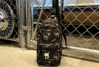 OSSANTHEHOOD sling bag (cargos) / black