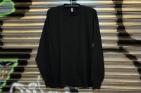 LOS ANGELES apparel 6.5oz. garment dye longsleeve / black