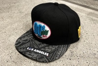 OSSANTHEHOOD snapback cap (90s) / black & tribal