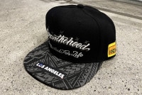 OSSANTHEHOOD snapback cap (dadicated) / black & tribal