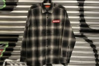 OSSANTHEHOOD plaid check shirt (box)