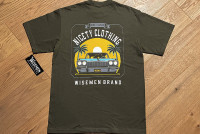 WISEMEN brand Tshirt (Sunset) / olive