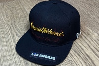 OSSANTHEHOOD snapback cap (dedicated) / black x bg
