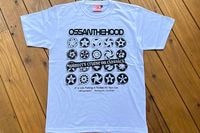OSSANTHEHOOD 7.2oz heavyweight Tshirt (rim) / white