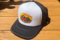 BENJIE ESCOBAR mesh tracker cap (bass) white