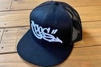 GCS clothing mesh flatvisor snapback cap / black