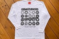 OSSANTHEHOOD longsleeve Tshirt (rim) / white